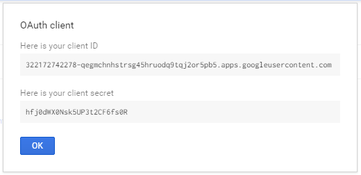 Client ID и Client Secret