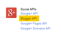 Blogger API